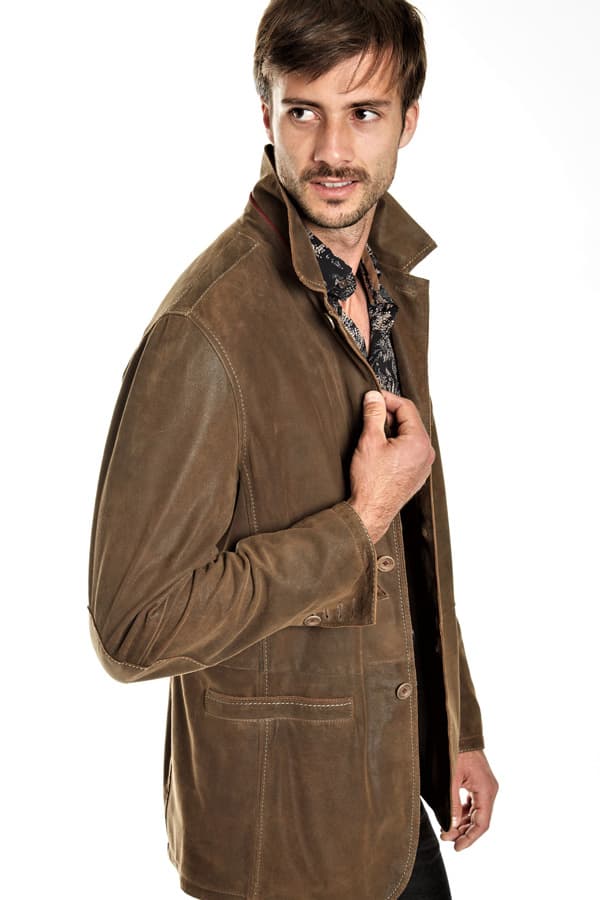 Gimos Vintage Leather Barn Blazer