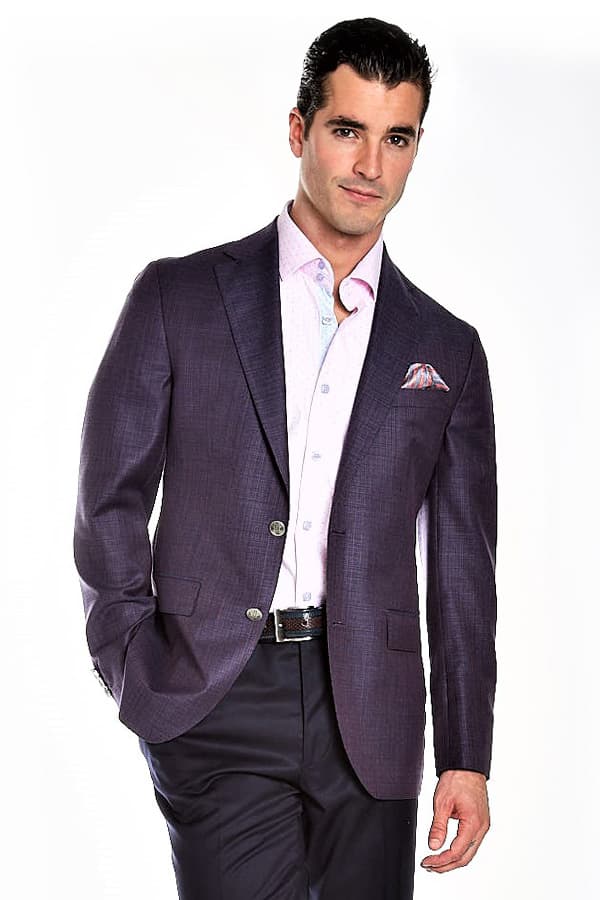 Jacket, Sup130's Hopsack Italian cloth