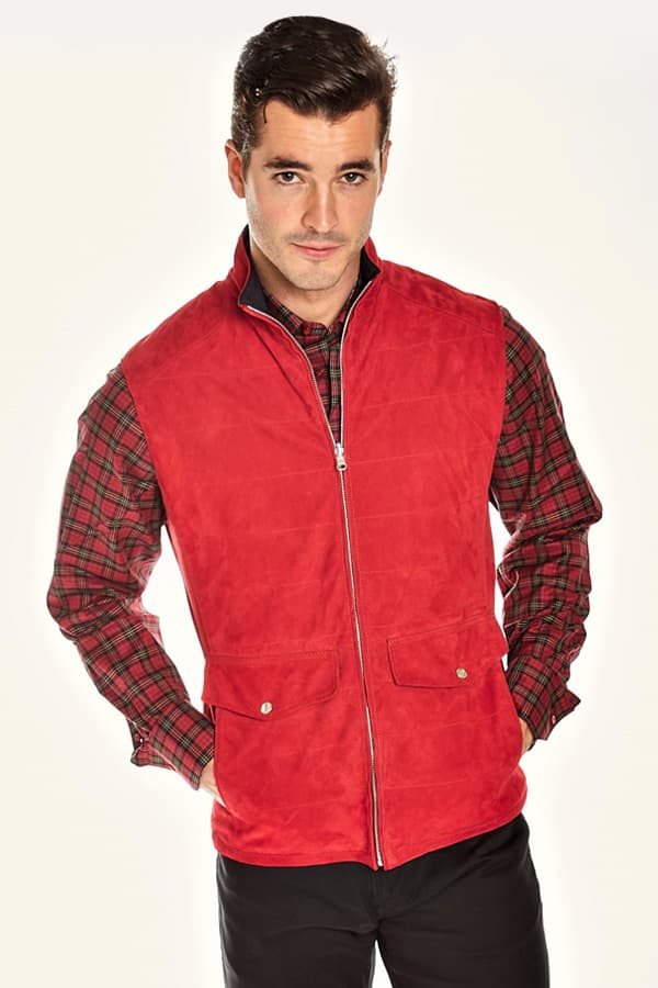 Suede Reversible Vest