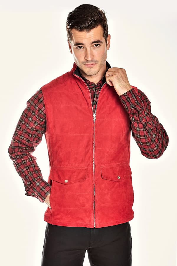 Suede Reversible Vest
