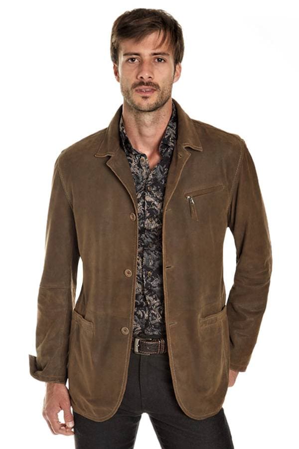 Gimos Vintage Leather Barn Blazer