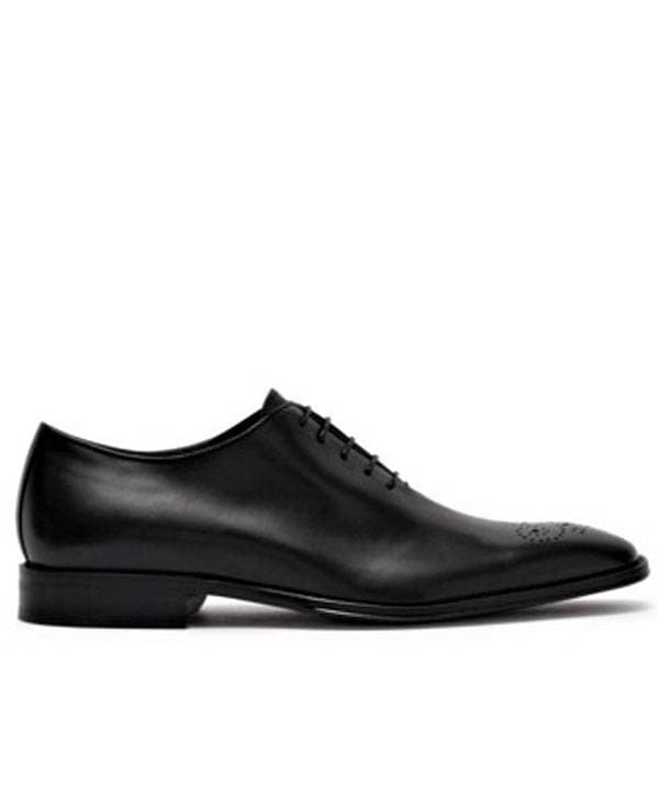 Bruno Magli Italian Calf Medallion Toe Lace up