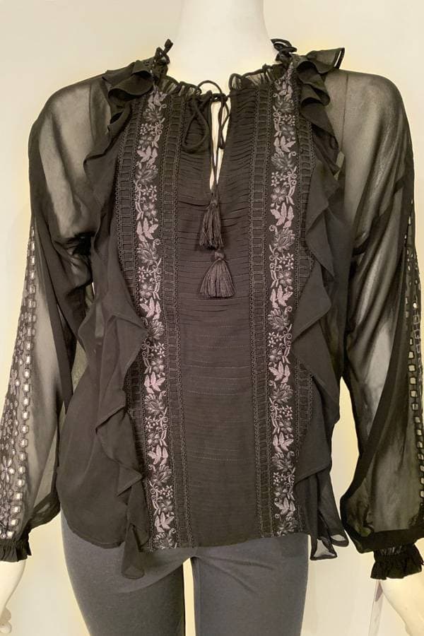 Rayon Poly Embroidered Blouse