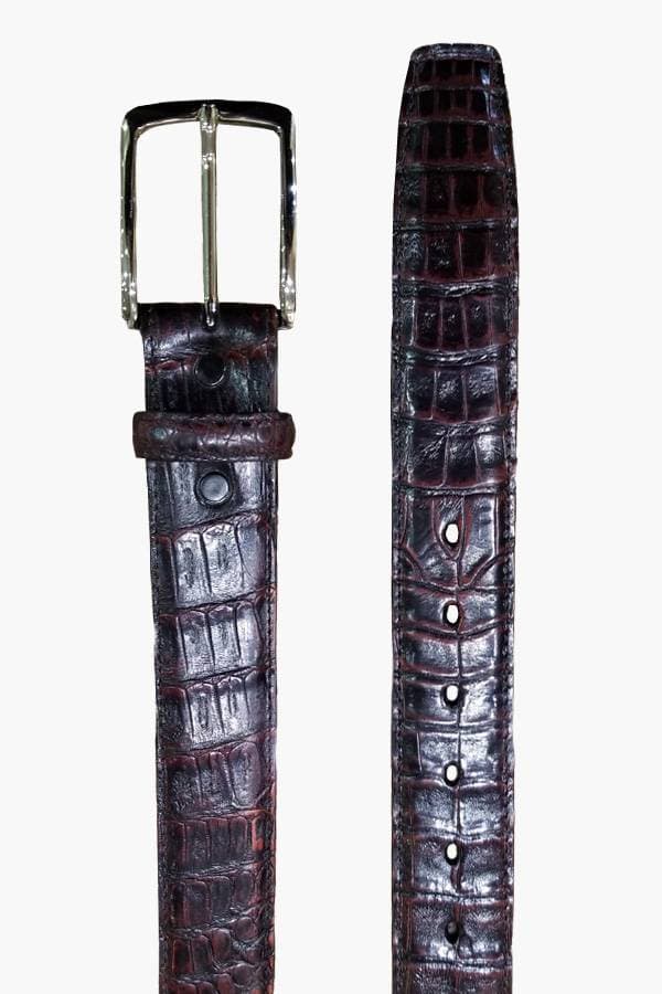 Crocodile Stamped Belt