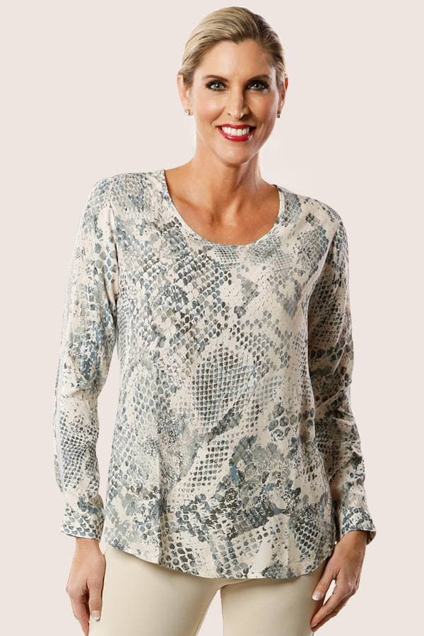 Italian Print Blouse