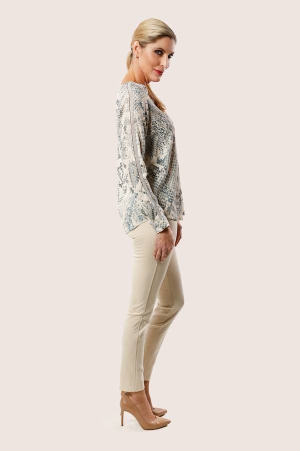 Italian Print Blouse