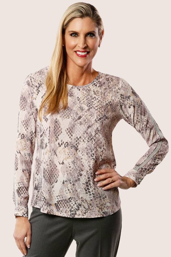 Italian Print Blouse