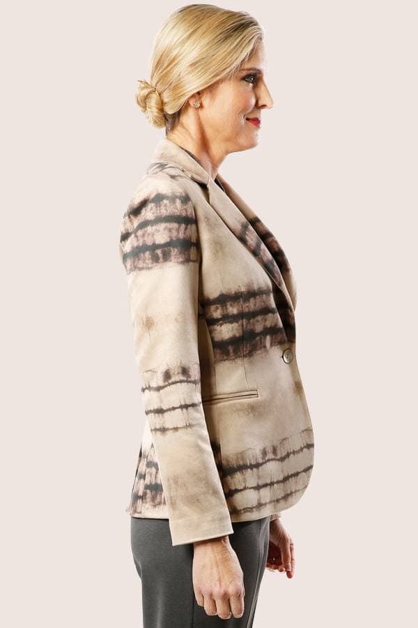 Microfiber Watercolor Blazer