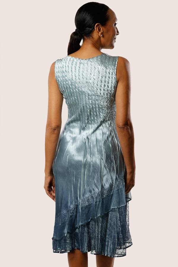Plisse 2pc Ensemble Dress with Jacket | Komarov Dress