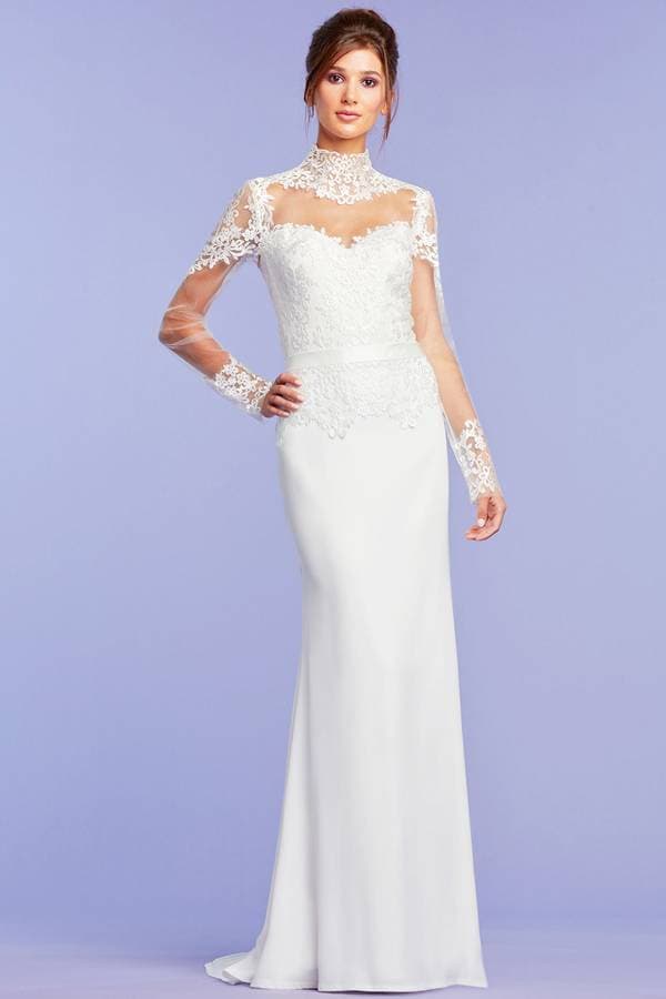 Floral Illusion Gown