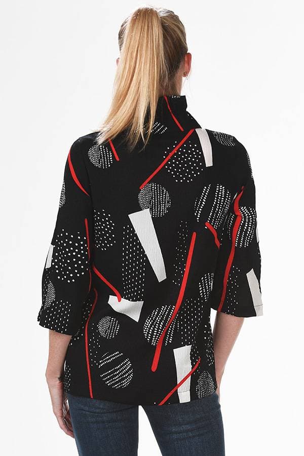 Crinkle Asian Inspired Shirt Jacket