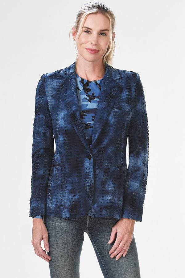 Knit TieDye Watercolor Jacket
