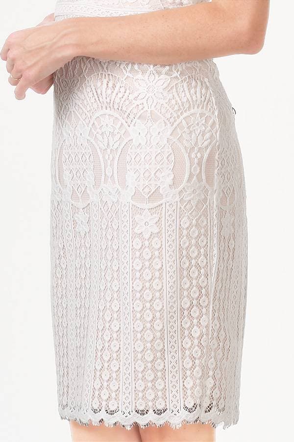 Cocktail Dress Lace with Cap Sleeve