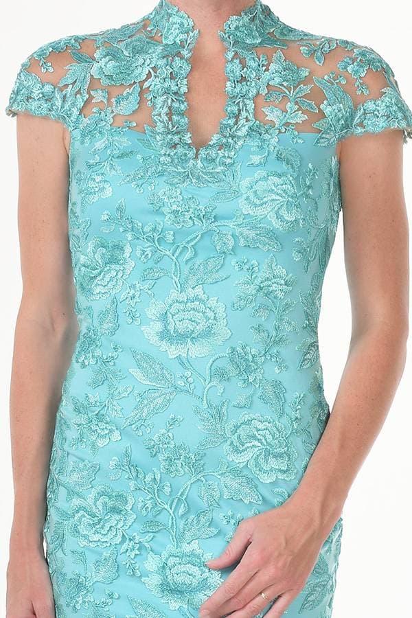 Lace CapSleeve Cocktail Dress