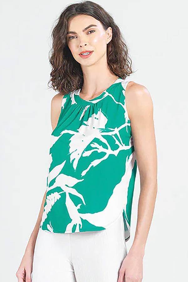 Emerald Ivory S/L Floral Top