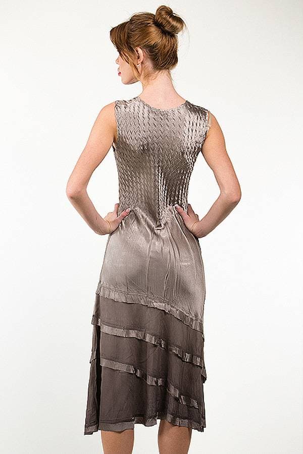 2pc Ensemble Sateen Dress with Jacket | Komarov Dress