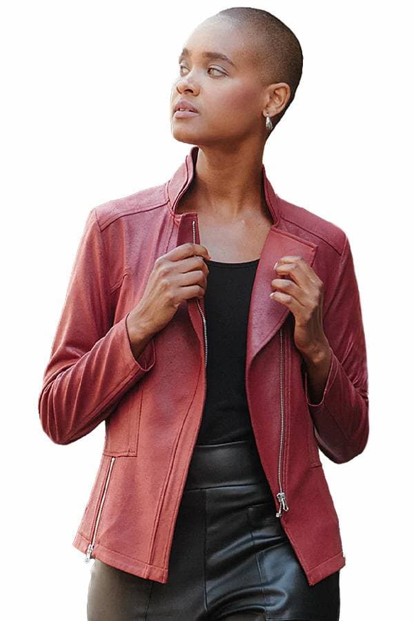 Jacket Moto Liquid Leather Zip