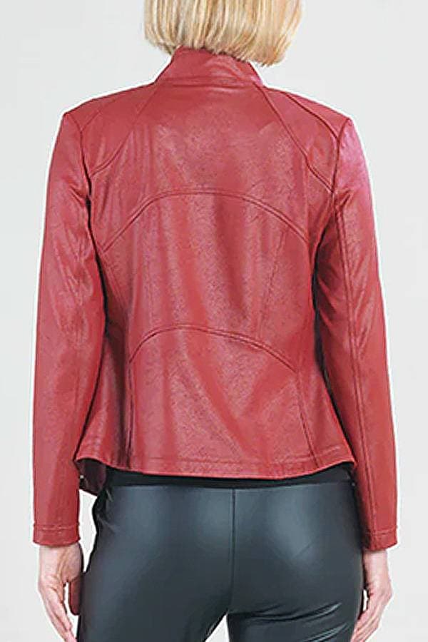 Jacket Moto Liquid Leather Zip
