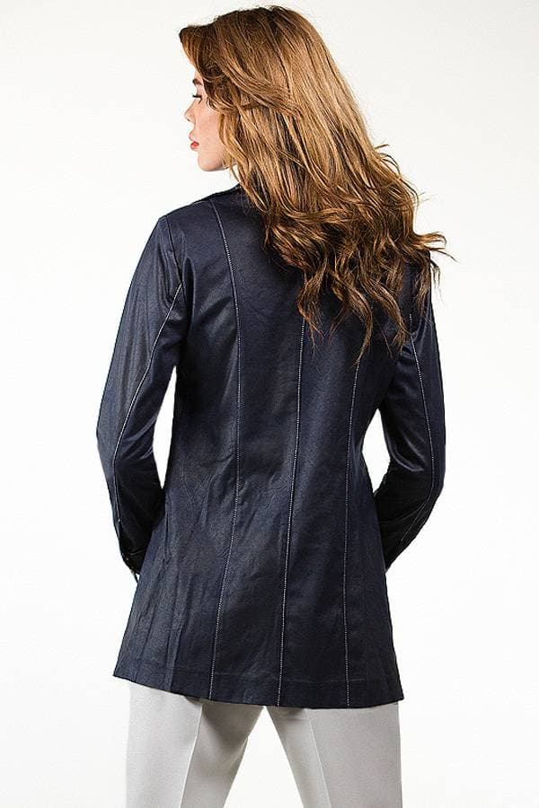Textured Long Jacket