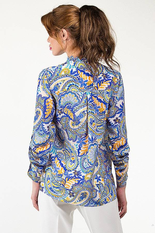 Silk Paisley Blouse