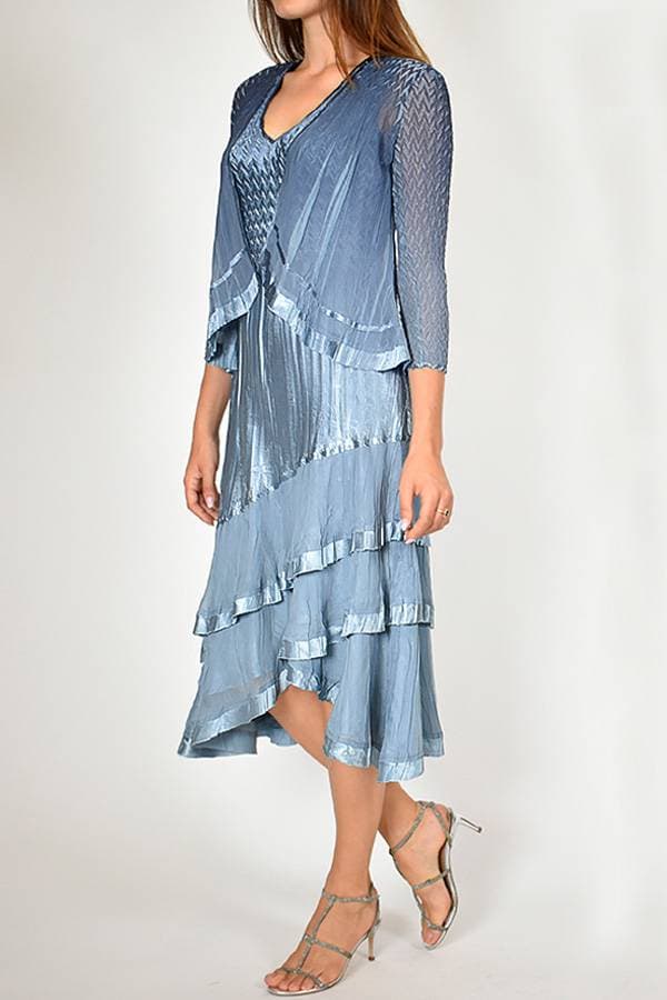 2pc Ensemble Dress with Jacket | Komarov Dress