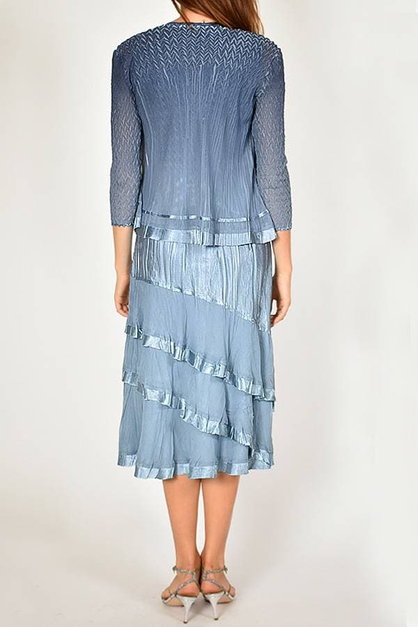 2pc Ensemble Dress with Jacket | Komarov Dress