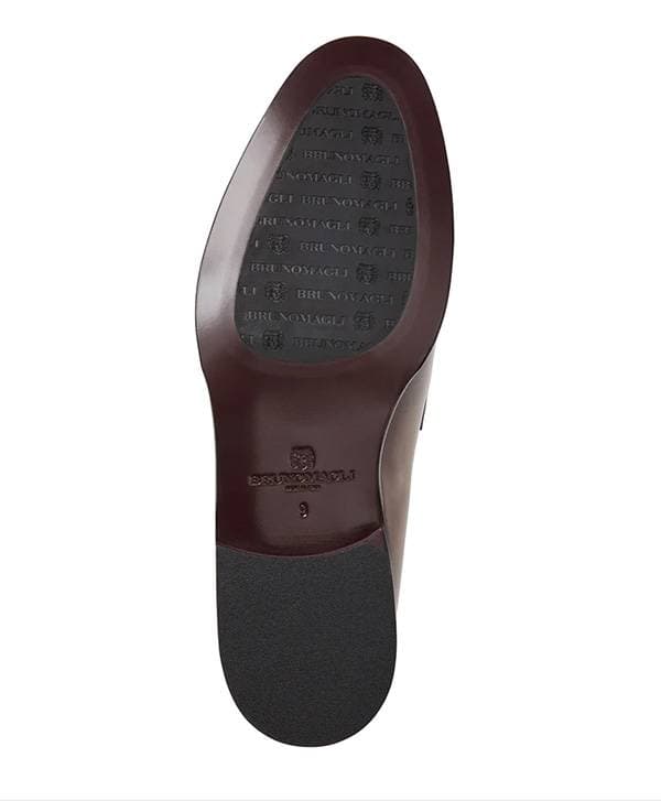 Burnished Penny Loafer- Truffle