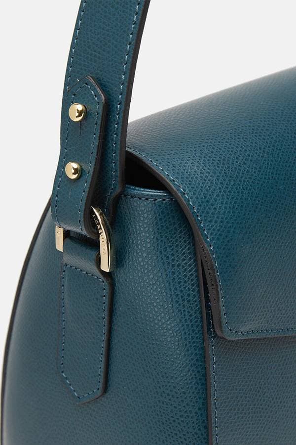 Large Italian Leather Flap Purse