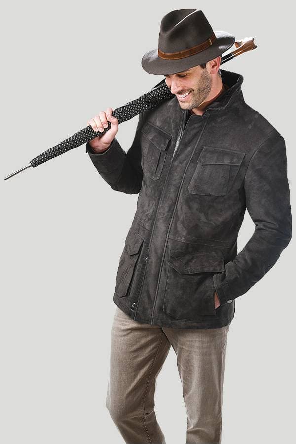 Full Shearling with Flap Pockets