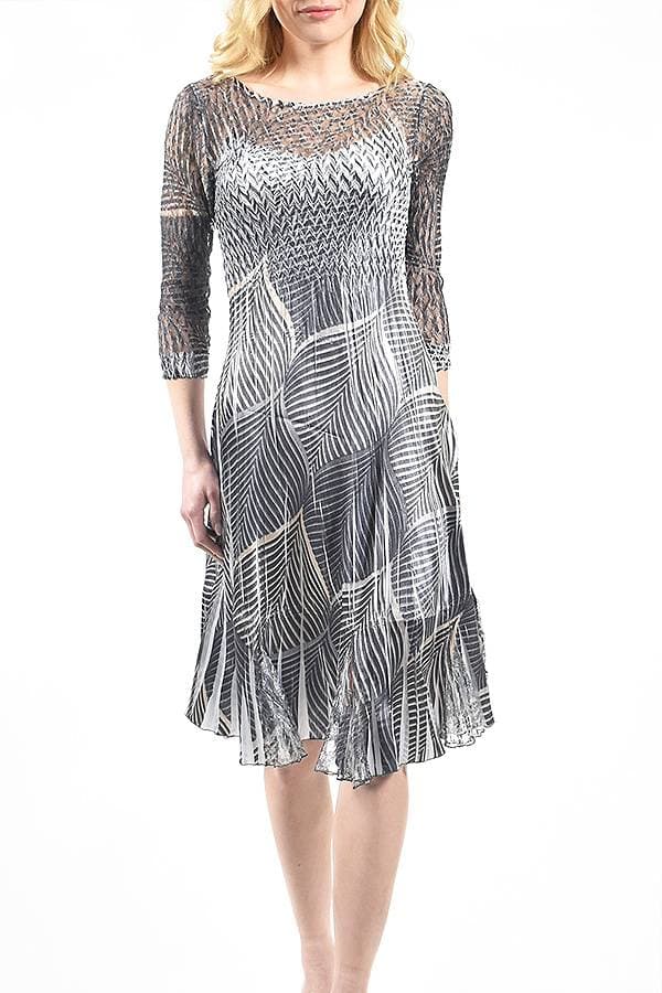 Illusion Neck Dress | Komarov Dress