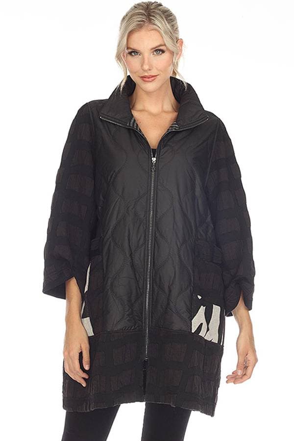Lightweight Quilted Zip Coat