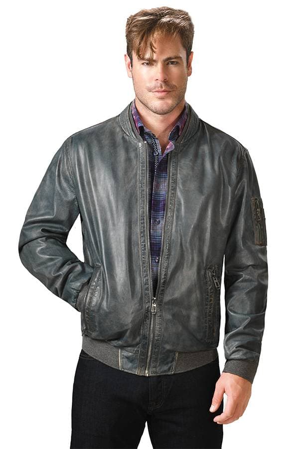 Leather Zip Blouson Vintage
