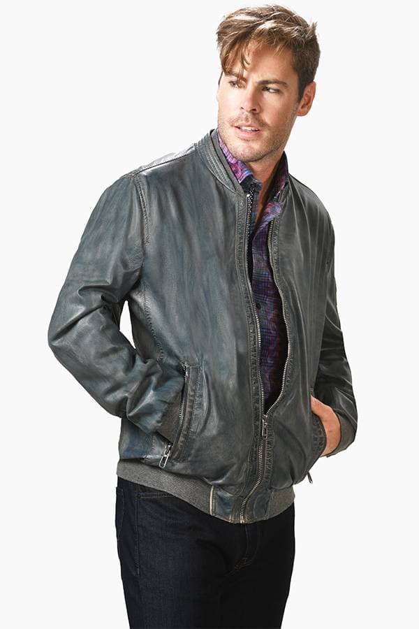 Leather Zip Blouson Vintage