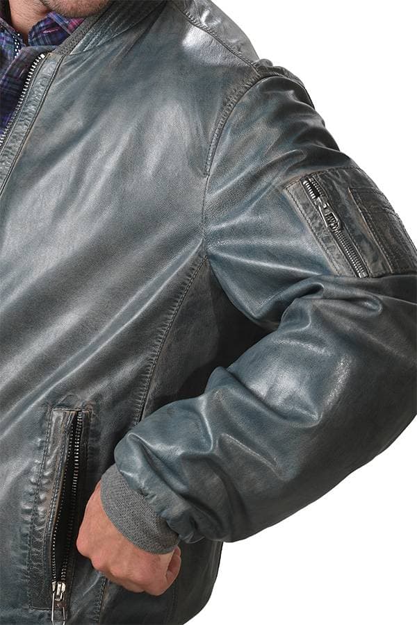 Leather Zip Blouson Vintage