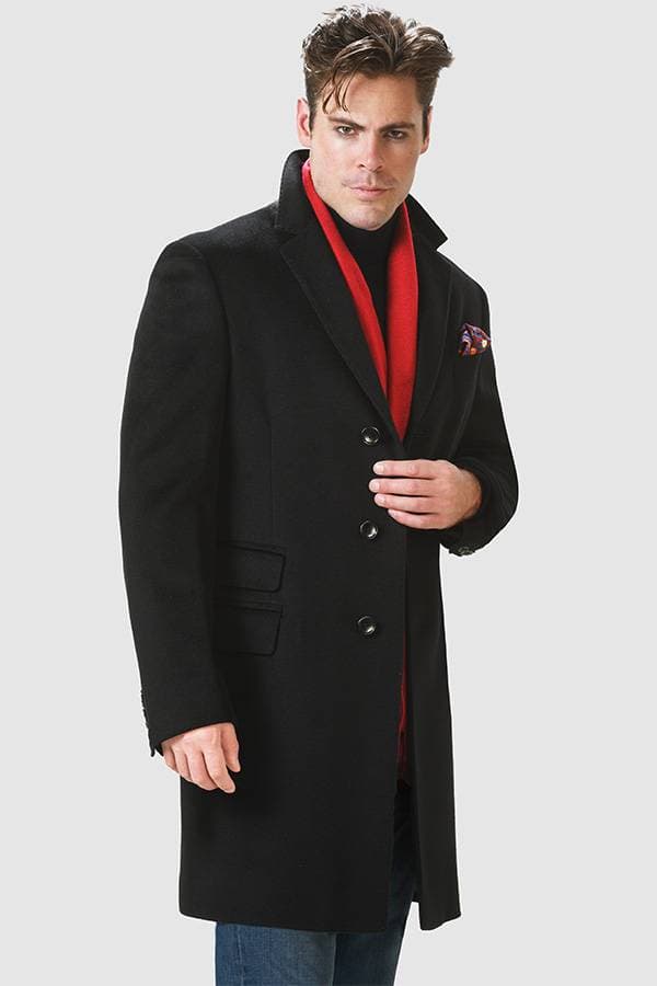 Black Cashmere Coat