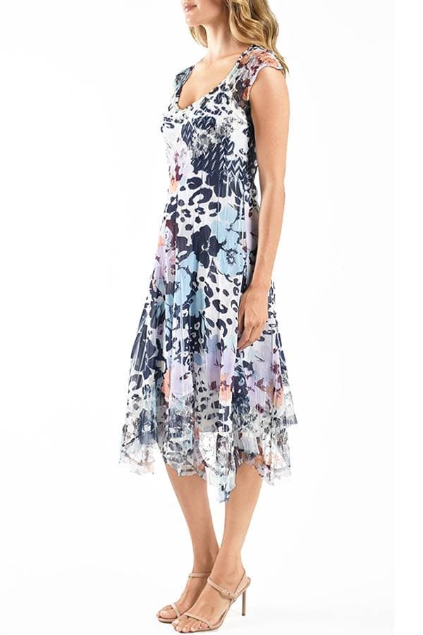 Floral Leo Print Dress | Komarov Dress