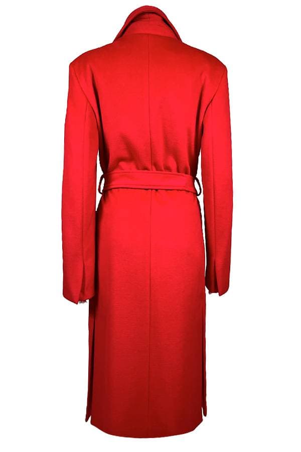 Poly Wool Tie Coat