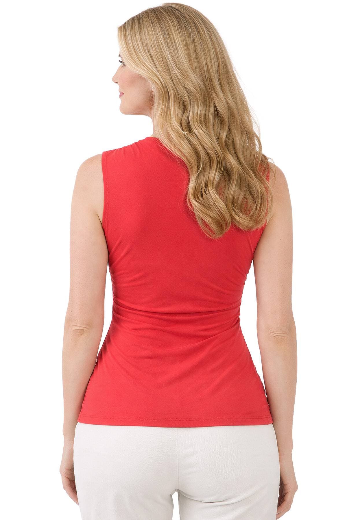Coral Orange Jersey Top | Women's - 158.00 - Alternative view 3