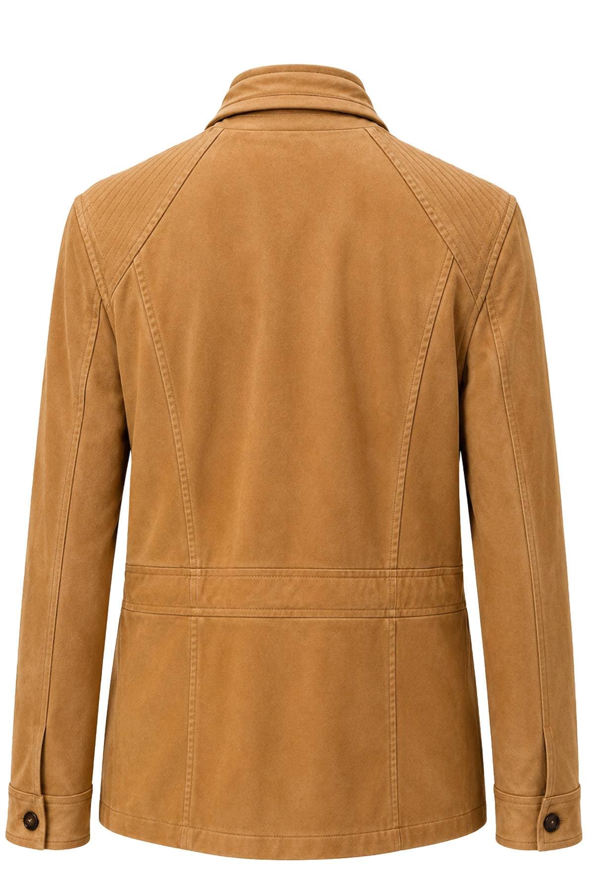 Camel Microfiber Suede Safari Jacket| Men's - 820.25 - Alternative view 4