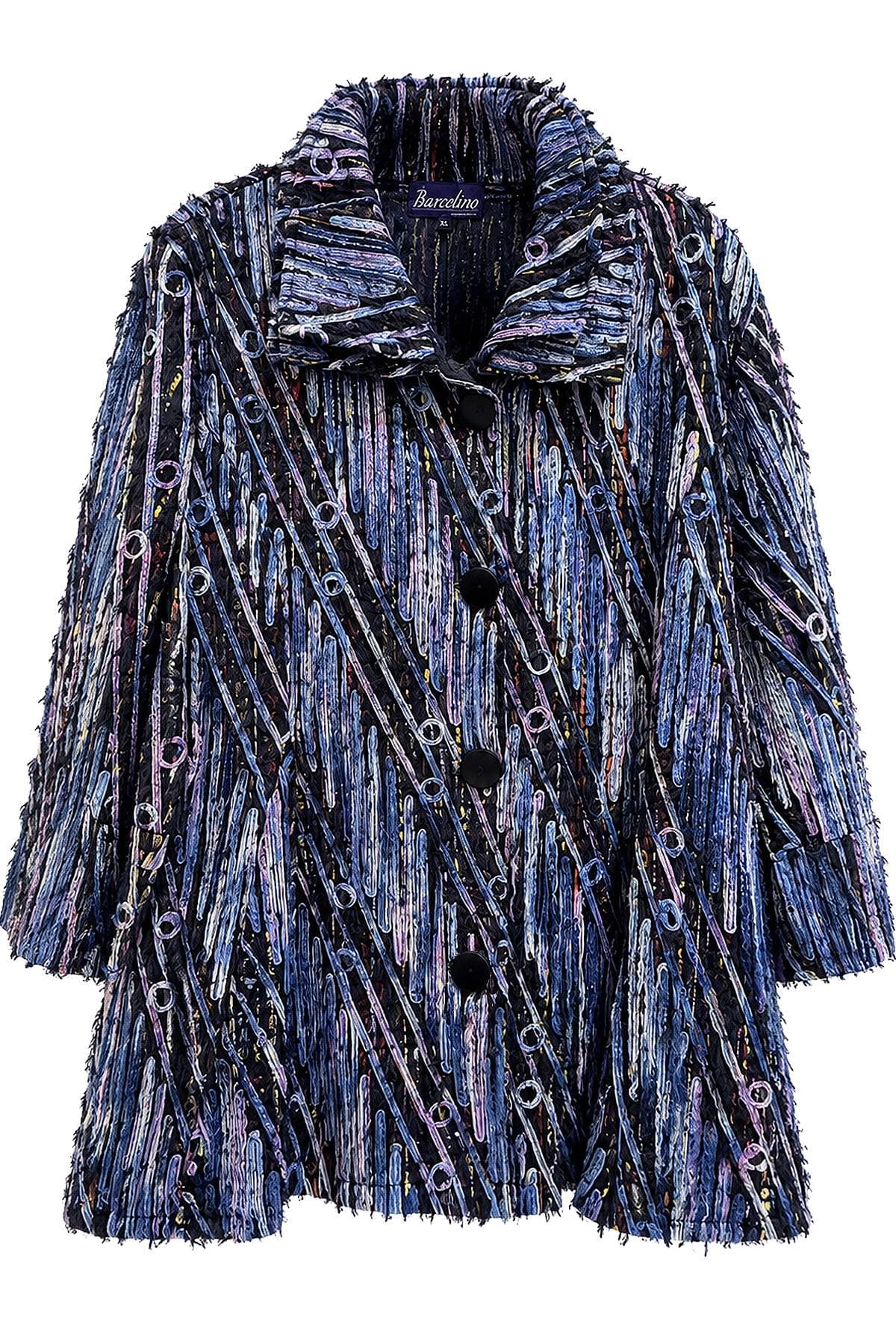 Blue Multi Ribbon Occasion Jacket | Women's - 365.00 - Alternative view 5