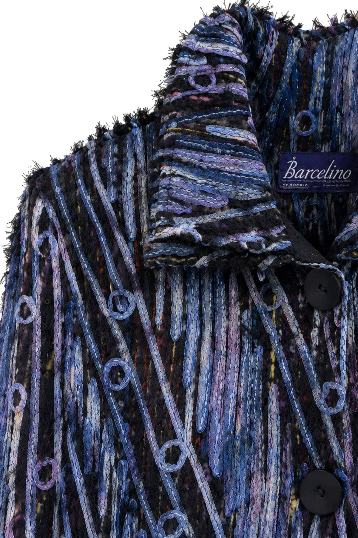 Blue Multi Ribbon Occasion Jacket | Women's - 365.00 - Alternative view 3