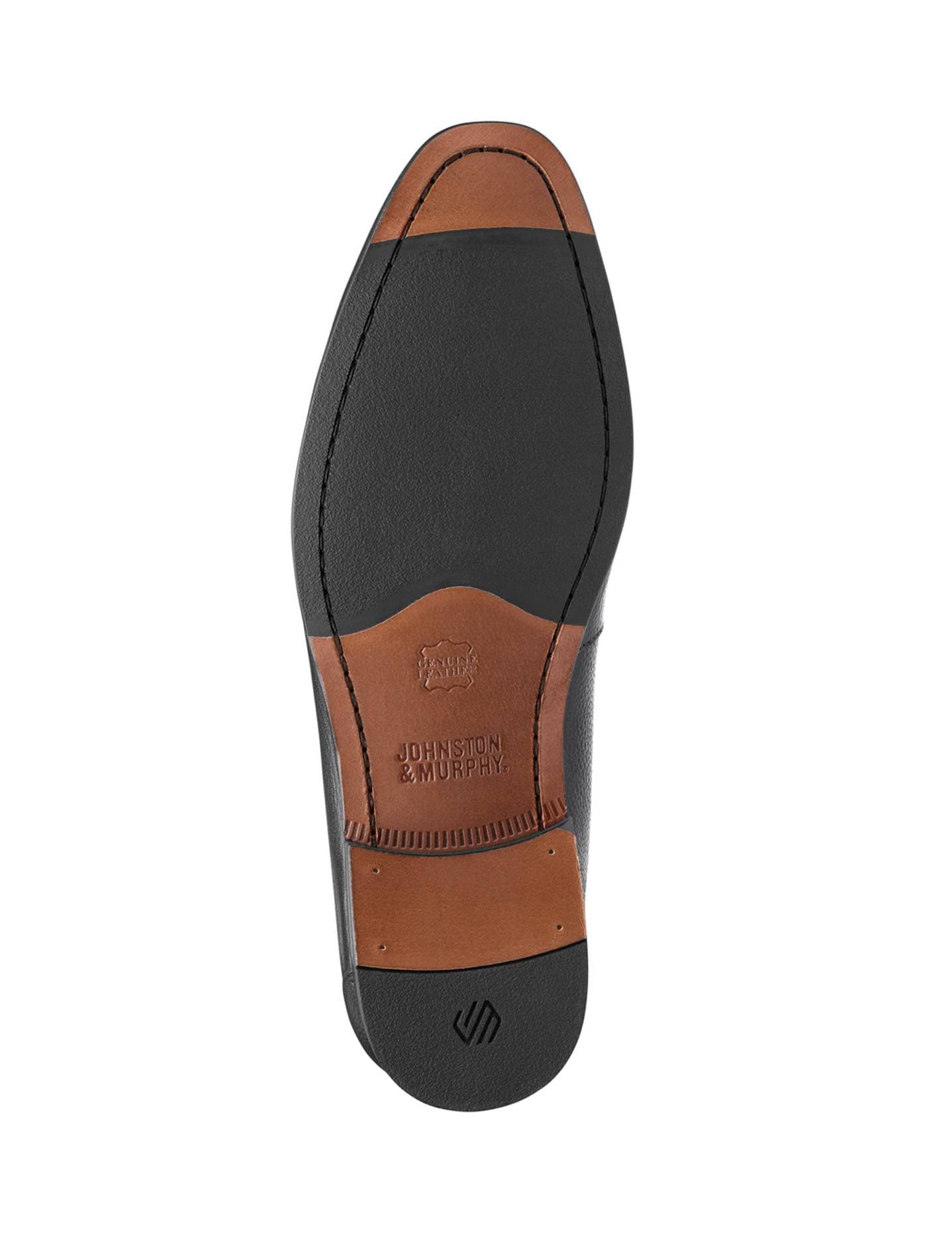 Black Grain Leather Penny Loafer Shoe | Men's - 245.00 - Alternative view 4