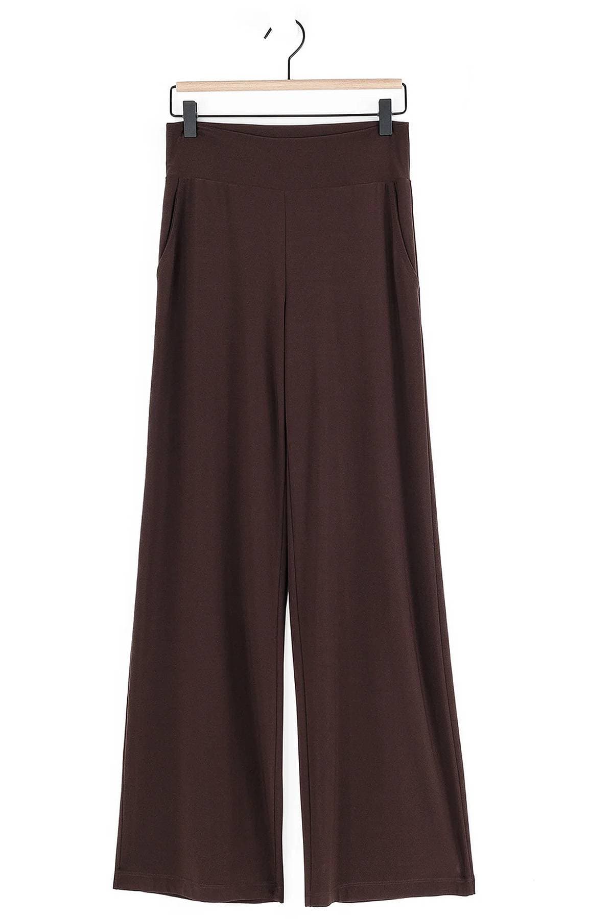 Brown Jersey Pull-On Pocket Pant | Women's - 158.00 - Alternative view 3