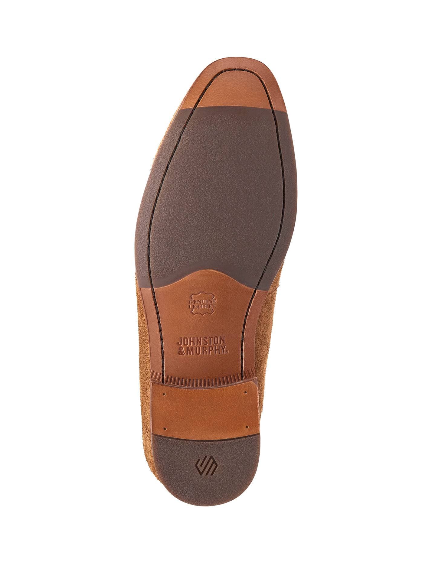 Tobacco Penny Loafer Suede Shoe | Men's - 245.00 - Alternative view 4