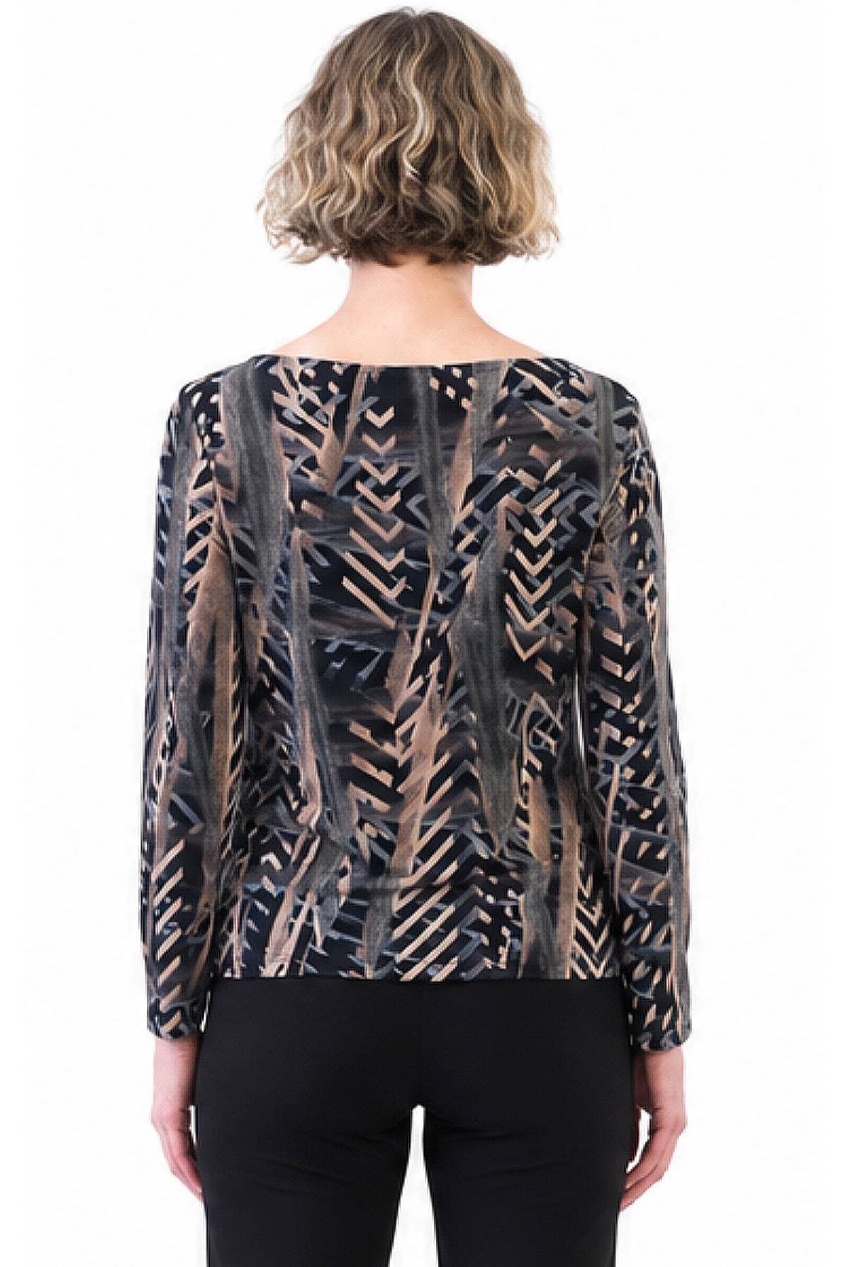 Printed Jersey Knit Side-Twist Top | Women's - 158.00 - Alternative view 3