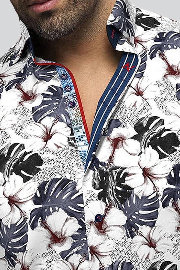 Floral Print Satin Shirt