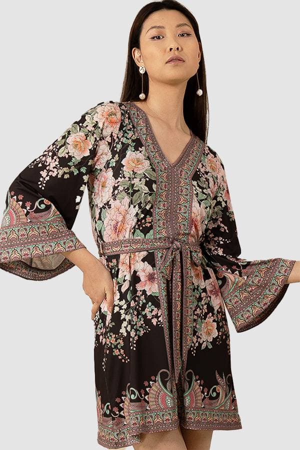 Hale Bob Vintage Rose Print Dress